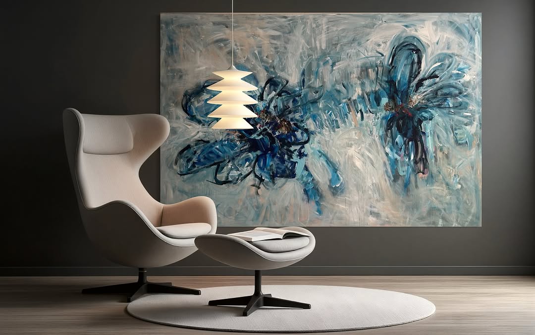 The Dance of Feelings. Painting in interior 1