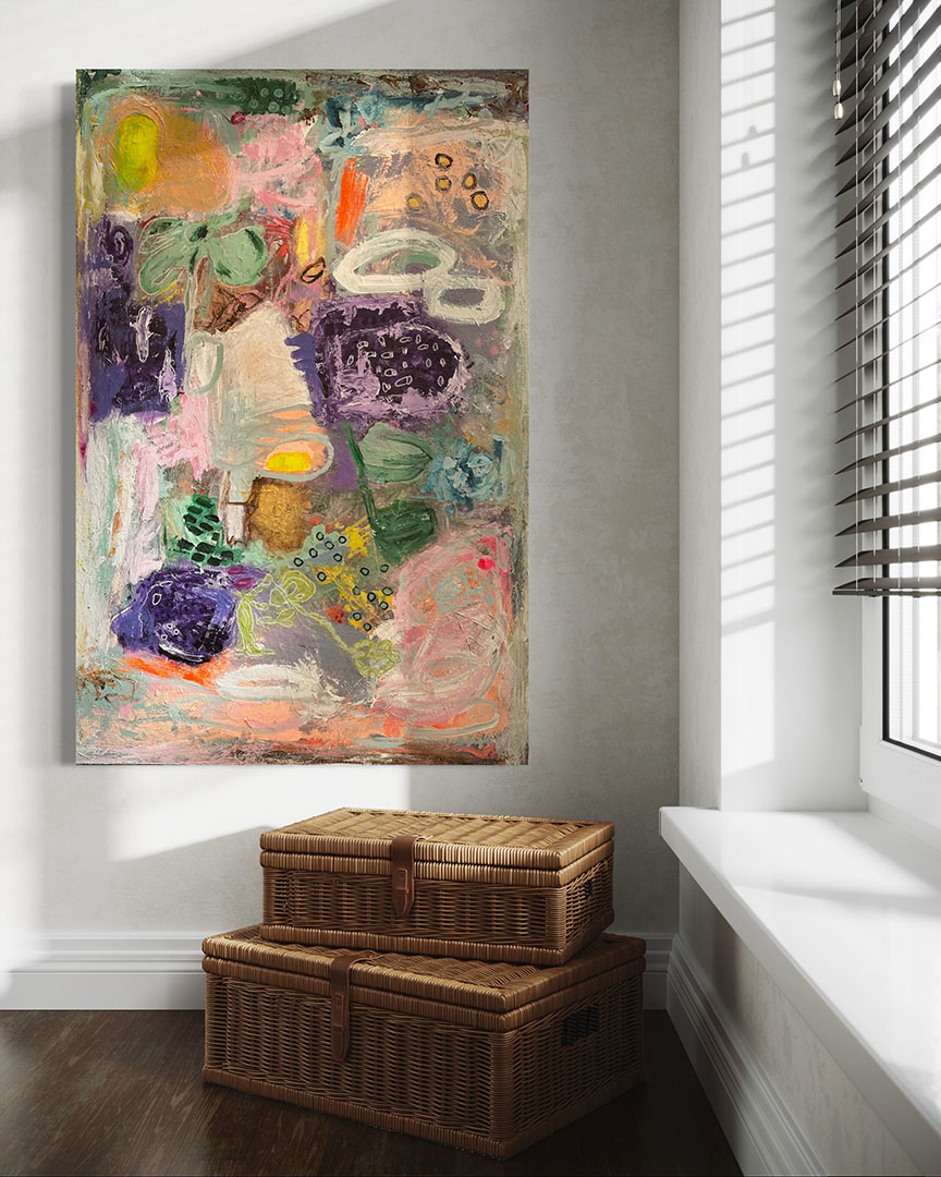 Dreamer, 2024. Painting in the Interior.