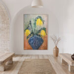 The Verse of Tulips, 2026.  Painting in the Interior