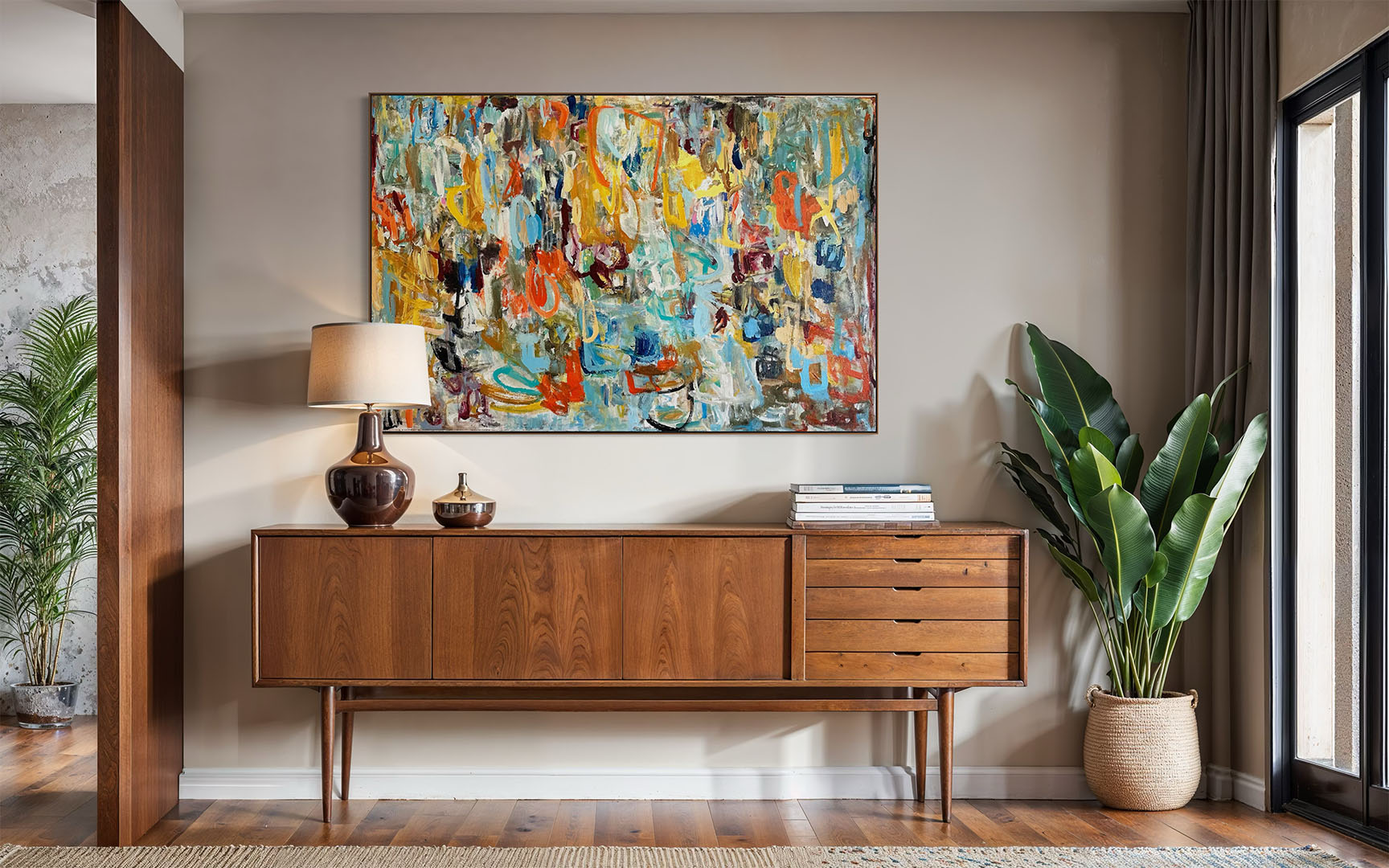 Riviera, 2025. Painting in the Interior.